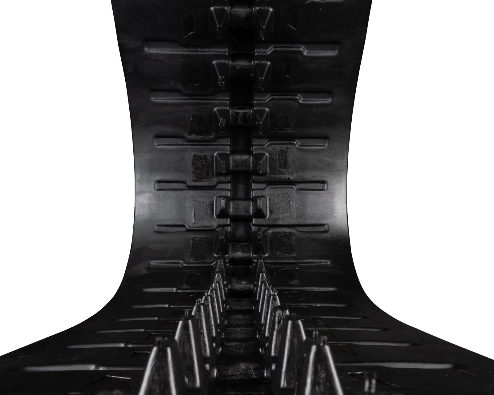 set of 2 18" heavy duty multi-bar pattern rubber track (450x100x48)
