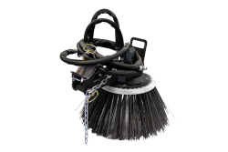 broom, pickup series, gutter brush w/ shut off valve (1" round motor shaft)