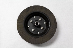 brush cutter 84" dual motor series solid rubber tire with hub assembly