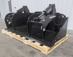 brand new blue diamond 78" severe duty grapple bucket