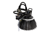 broom, pickup series, gutter brush w/ shut off valve (1" round motor shaft)