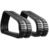 set of 2 13" heavy duty multi-bar pattern rubber track (320x86bx53)