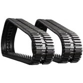 set of 2 13" heavy duty multi-bar pattern rubber track (320x86x54)