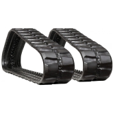 set of 2 16" heavy duty block pattern rubber track (400x86bx56)