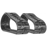 set of 2 18" standard duty c pattern rubber track (450x100x48)