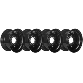 set of 4 titan skid steer wheels 16.5x8.25 6 bolt