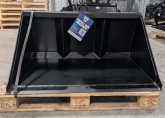 44" mini skid steer bucket 20" high back | blue diamond attachments