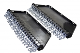 brush cutter mini ex severe duty chain curtain set (2 inserts with chains, replaces flare sides)