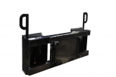 conversion interface avant/multi-one mount(machine) to full size skid steer mount (attachment) (not guaranteed to fit all attachment brands due to slight variat