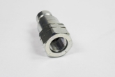coupler, male flat face 5/8" oring