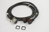 dozer blade wire harness for cat skid steer w/1 no & 1 nc solenoid