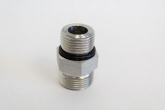 drum mulcher hydraulic fitting for case drain hose #12 male face oring to #8 male oring boss