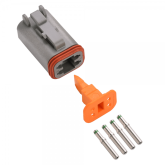 electrical plug deutsch dt4 plug (includes four 16-14 ga female contacts)