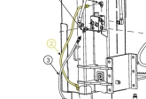 hydraulic post driver grapple cylinder hose short