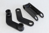 mini backhoe linkage arms with bushings-pair (bucket side)