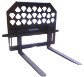 heavy duty extra wide pallet forks 6000 lb. rated  | blue diamond
