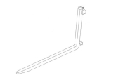 pallet fork tine only 1-1/2" x 2" x 42" std class 2 (brick/block tine)