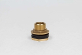 pickup broom mini series water tank outlet fitting 1/2" mnpt through wall with rubber gaskets