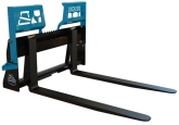 standard duty pallet forks 4,000 lb rated walk through | rock solid