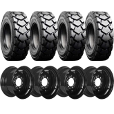 set of 4 12x16.5 14-ply primo heavy duty mounted tire & wheel package