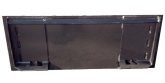 skid steer universal mounting plate with backing plate