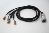 snow blower, extreme duty, wire harness: 14-pin male harness, jd e, g-series, uses ss controls