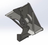 snow blower fan with shaft hardware for standard flow motor (219210)