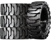 skid steer tires solid traxter with wheel and tire assembly
