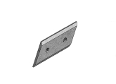 tree grubber options side cutter - right side (fits 24x24 larger excavator model) (reqs 2 109176 & 109177 free)