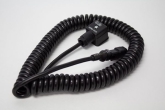 vibrating post driver solenoid lead (coiled cable)