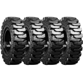 jlg g6-42a set of 4 13.00-24 (10 bolt hole) extreme duty solid rubber tires
