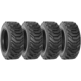 set of 4 10x16.5 galaxy 8-ply beefy baby ii r-4 skid steer tires