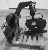 demo unit - blue diamond rotating log grapple with hydraulic rotation