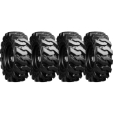 set of 4 30x10-16 (10x16.5) heavy duty bi-directional skid steer tires with 8x8 rim