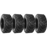 set of 4 12x16.5 galaxy 10-ply beefy baby ii r-4 skid steer tires