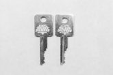key (set of 2) fits case machines