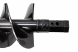 auger bit hd w/ cast head 12" diameter 2" hex collar