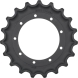 kubota kx057 track sprocket 21 teeth 9 bolt hole