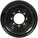 mustang 2076 set of 4 titan wheels 9.75x16.5 - 7-1/4" offset 8x8 for 12-16.5 tires