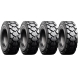 set of 4 10x16.5 12-ply primo l-5 skid steer heavy duty tires