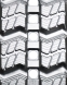 set of 2 13" heavy duty z pattern rubber track (320x86x53)