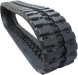 set of 2 13" heavy duty staggered t bar pattern rubber track (320x86bx54)