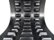 set of 2 18" heavy duty multi-bar pattern rubber track (457x101.6x55) asv positrac 2800, 4810, hd4500, md70 steel cord track