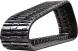 set of 2 15" heavy duty multi-bar pattern rubber track (381x100.5x42) asv rc50, pt50, st50 rc60 & pt60 & pt30 steel cord track