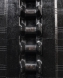 set of 2 13" heavy duty block pattern rubber track (320x84bx46)