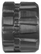 set of 2 18" heavy duty rubber track (450x83.5yx74)