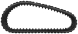set of 2 13" camso extreme duty hxd pattern rubber tracks (320x86x56)