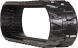 set of 2 16" heavy duty rubber track (400x74x72)