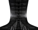 set of 2 18" heavy duty multi-bar pattern rubber track (450x100x50)