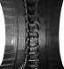 set of 2 18" heavy duty multi-bar pattern rubber track (450x86bx52)